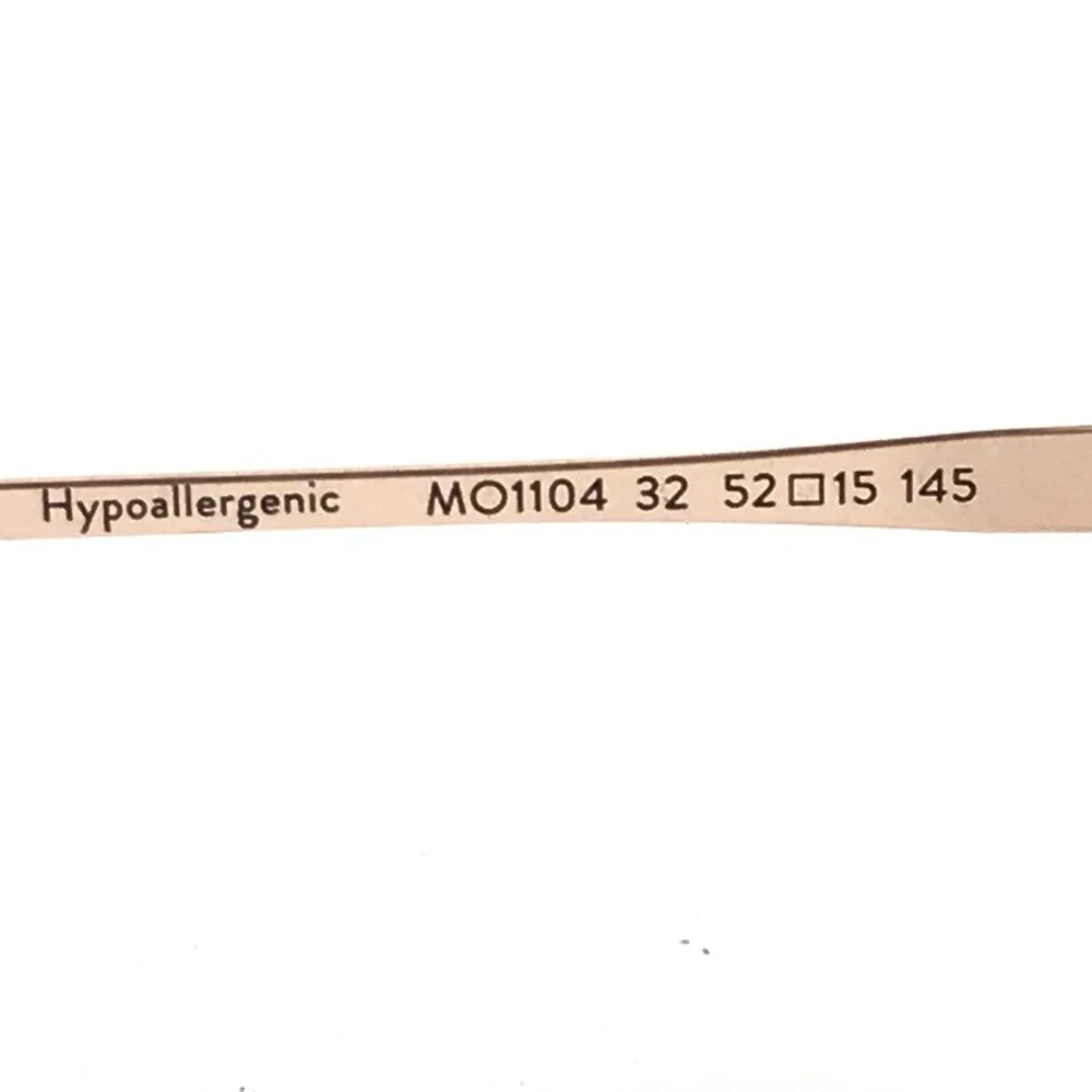 Moleskine Eyeglasses Frames MO1104 32 Tortoise Gold Square Full Rim 52-15-145